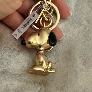Coach X Peanuts Snoopy Bag Charm 4040 *RARE AND HARD TO FIND* New with Tag